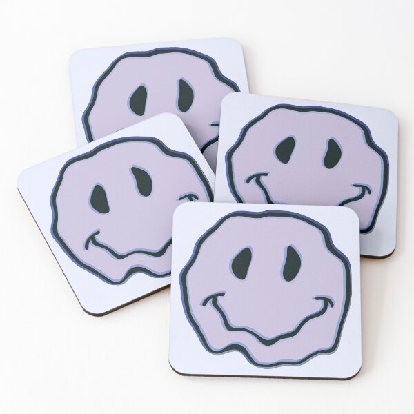 Item preview, Blue melting smiley face designed and sold by Nikamii.