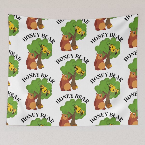 Item preview, HONEY BEAR, HONEYPOT, BEAR MEME, GRIZZLY, POOH BEAR, BEE FRIENDS, designed and sold by R B Chrystal.