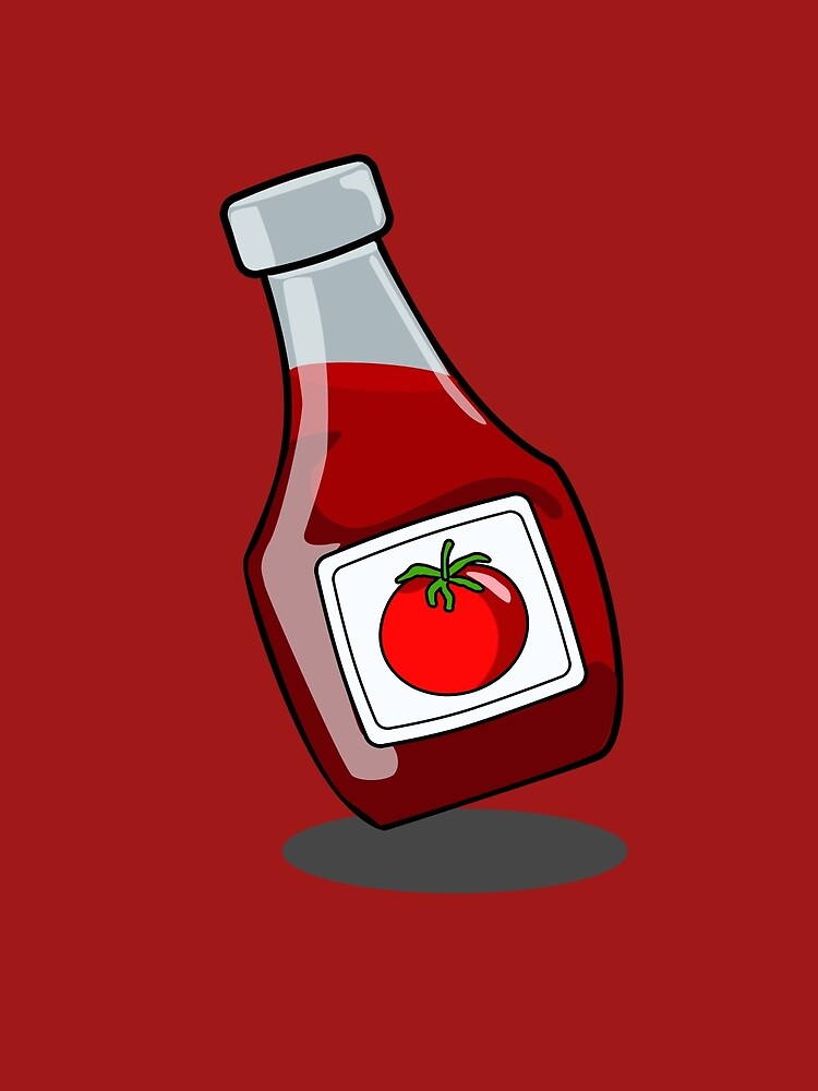 "Cartoon Ketchup Bottle" Photographic Print for Sale by mdkgraphics