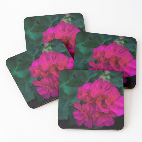 Item preview, Painterly Pink and Red Geranium designed and sold by Gerda Grice Photography.
