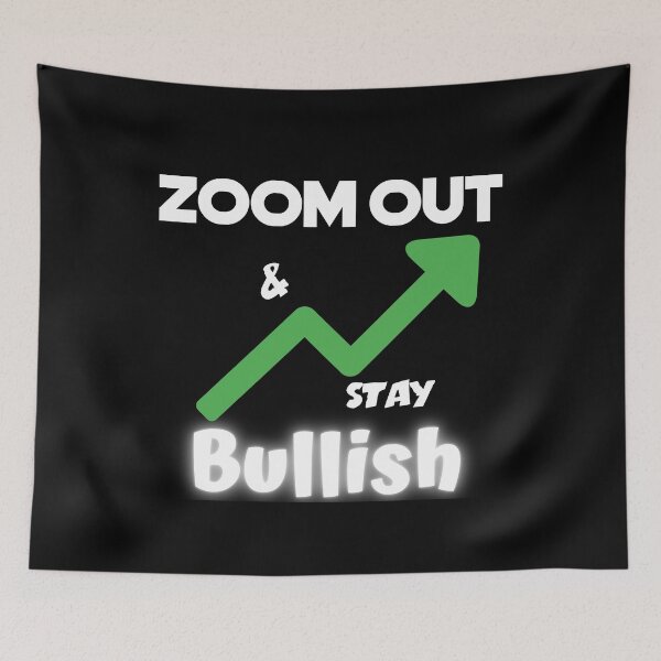 Item preview, Crypto: Zoom out and stay bullish designed and sold by Cheerocki.