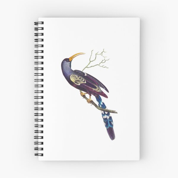 Item preview, Beautiful Vintage Blue Tropical Bird Oil Painting designed and sold by VntgDesignCo.