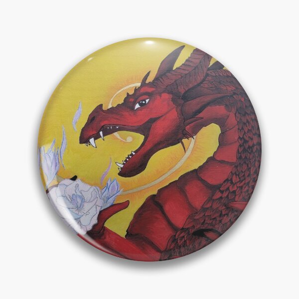 Artikelvorschau, Drache und Feuerrose entworfen und verkauft von CPFcreation.