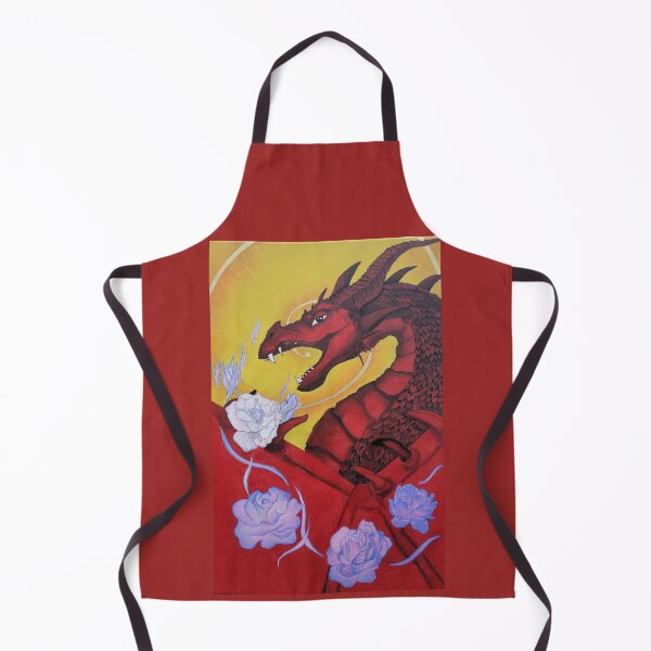 Artikelvorschau, Drache und Feuerrose entworfen und verkauft von CPFcreation.