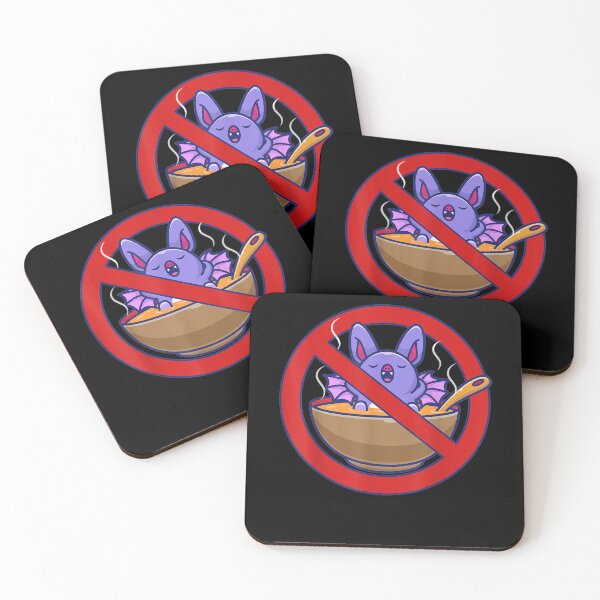 Item preview, Bat In A Bowl We Are Not Food Nocturnal Animals Bats  designed and sold by zpruby.
