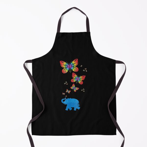 Item preview, Neurodiversity Elephant Butterfly Autism Awareness designed and sold by DominicIHolland.