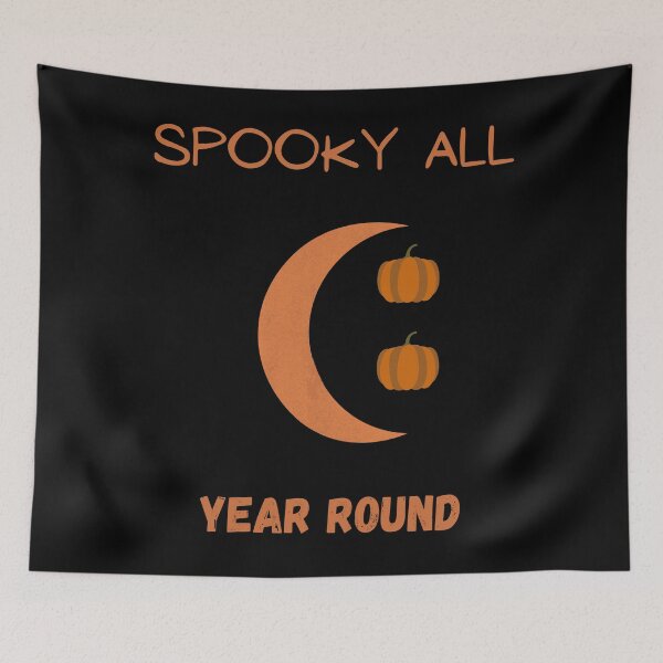 Item preview, Halloween/Spooky All Year Round/Crescent Moon and Pumpkins designed and sold by ShaunSandhu.