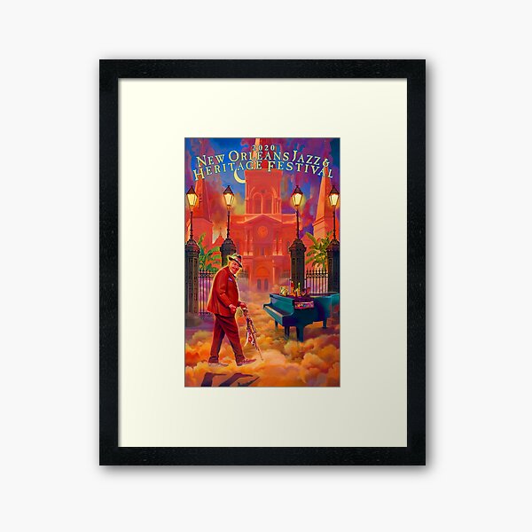Jazz Fest 2020 Framed Art Print