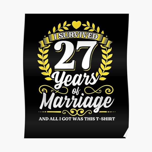 Posters Sur Le Theme Jai 27 Ans Redbubble