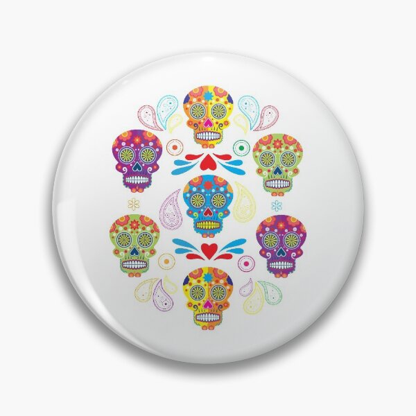 Item preview, boho ethnic skull pattern designed and sold by MallsD.
