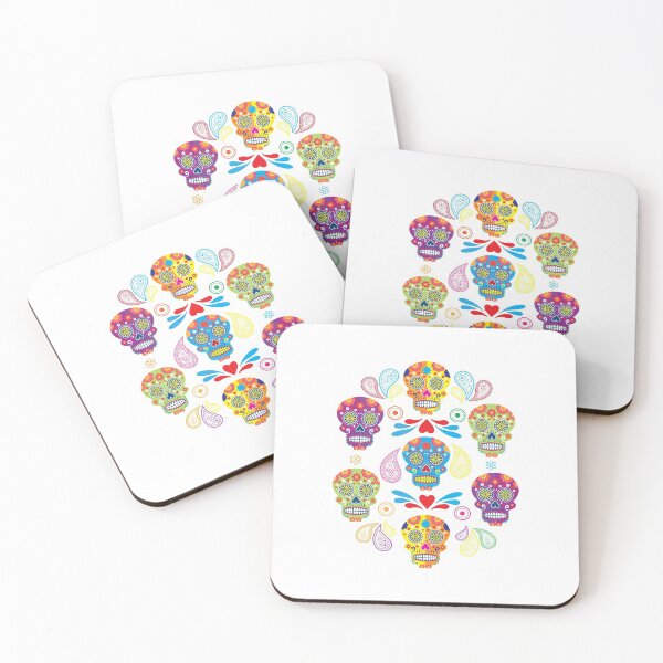 Item preview, boho ethnic skull pattern designed and sold by MallsD.