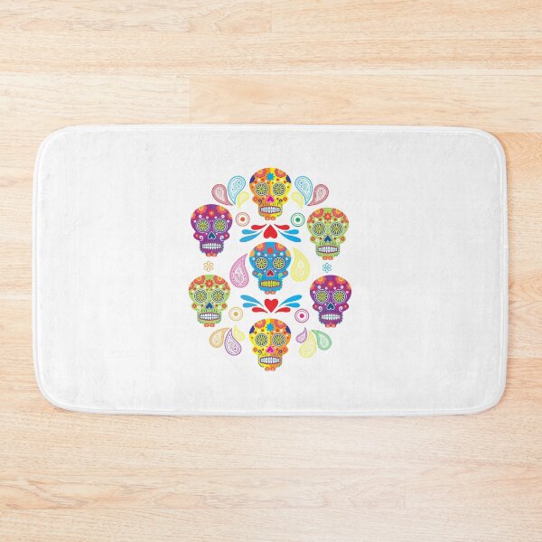 Item preview, boho ethnic skull pattern designed and sold by MallsD.
