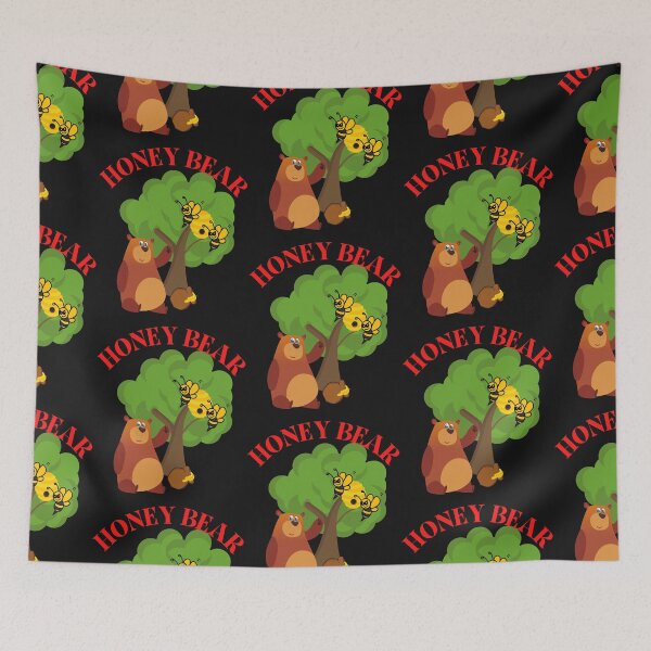 Item preview, HONEY BEAR, HONEYPOT, BEAR MEME, GRIZZLY, POOH BEAR, BEE FRIENDS, designed and sold by R B Chrystal.
