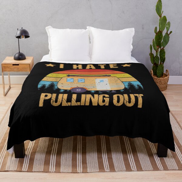 Item preview, Funny Camping I Hate Pulling Out Retro Travel Trailer Camper  designed and sold by zpruby.