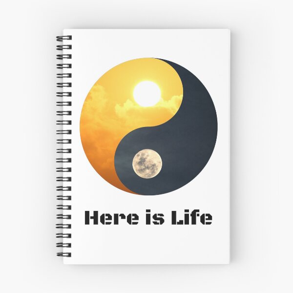 Item preview, Yin and Yang Here is Life designed and sold by MakeTrendy.