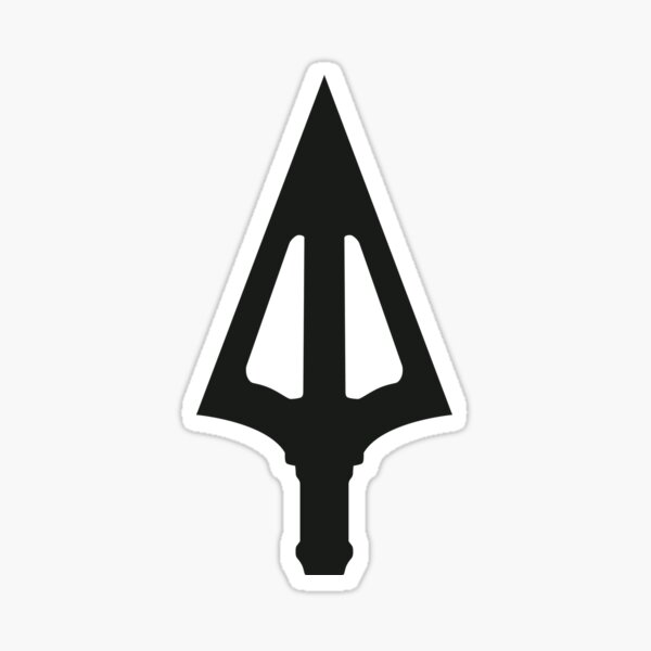 "Archery Broadhead" Sticker for Sale by RoughTrek Redbubble