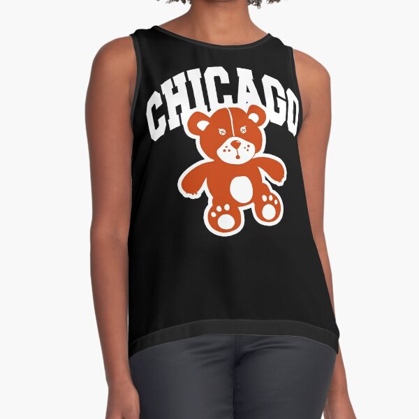 Funny Chicago Bears' Sleeveless Top for Sale by kraftyesstonian