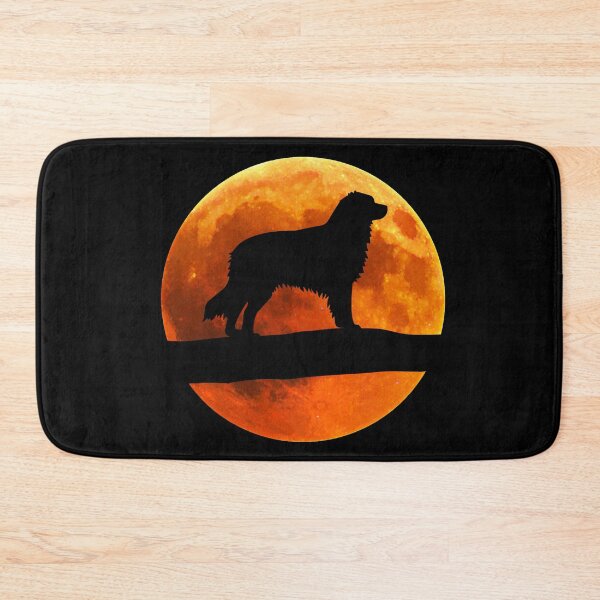 Item preview, Australian Shepherd Dog Silhouette Moon designed and sold by alaechamlal.