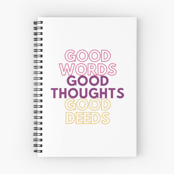 Item preview, Good words. Good thoughts. Good deeds designed and sold by girlschance.