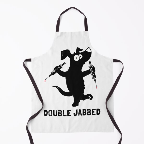 Item preview, Dog With Syringes, Double Jabbed, Fully Vaccinated designed and sold by NuttyShirt.