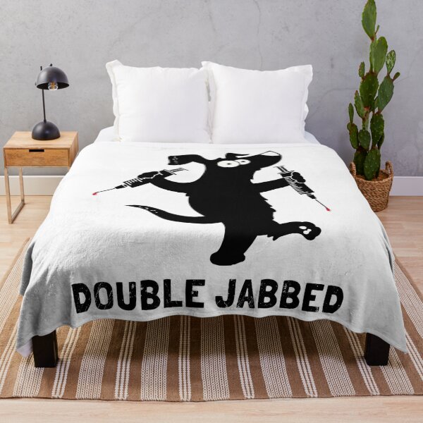 Item preview, Dog With Syringes, Double Jabbed, Fully Vaccinated designed and sold by NuttyShirt.