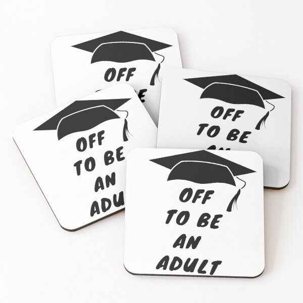 Item preview, Off To Be An Adult | Graduation | Funny Pun  designed and sold by Nikiolilalala.