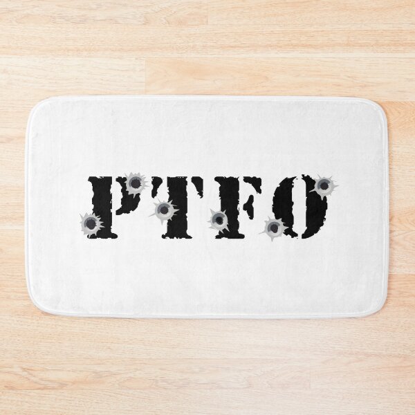 Item preview, PTFO - Play the f*&king objective! Gamer's design with bullet holes designed and sold by MintGubbins.