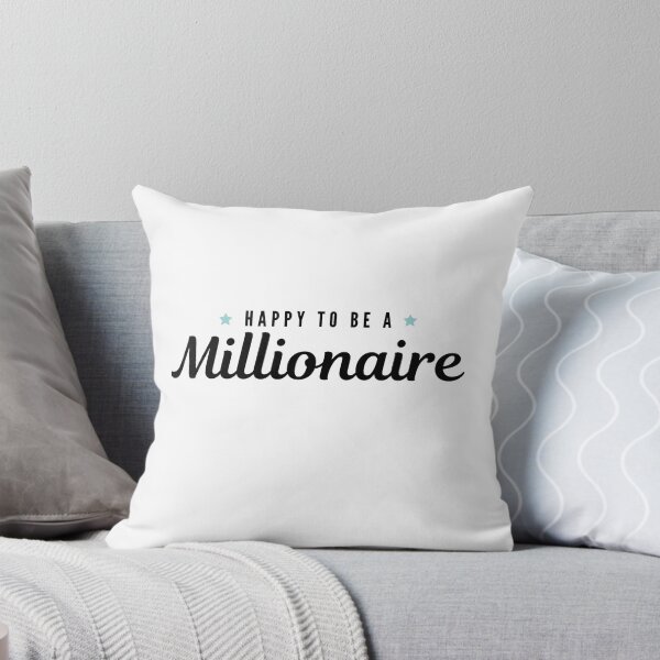 Item preview, Happy to be a Millionaire Artwork1 (Black) designed and sold by TraderShirts.