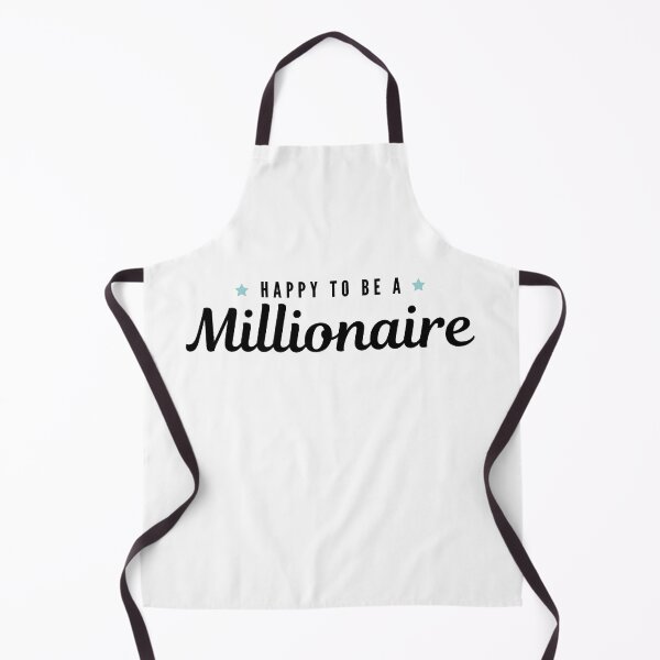 Item preview, Happy to be a Millionaire Artwork1 (Black) designed and sold by TraderShirts.