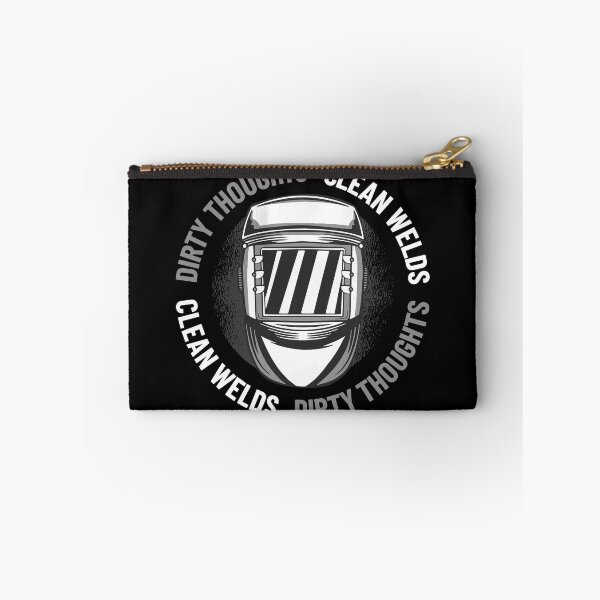 Item preview, Dirty Thoughts Clean Welds Funny Welder Quote Welding Gear designed and sold by DynamicDesign.