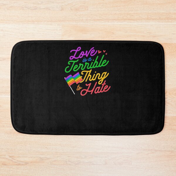 Item preview, Love Is A Terrible Thing To Hate Gay Pride Flag Lgbtq Ally  designed and sold by zpruby.