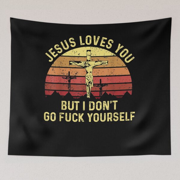 Item preview, Jesus Love You But I Don't Go Yourself Funny Christian  designed and sold by zpruby.