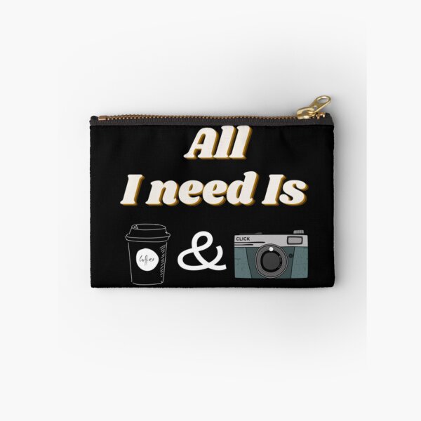 Item preview, All I need is coffee and my camera #redbubble designed and sold by Santus.