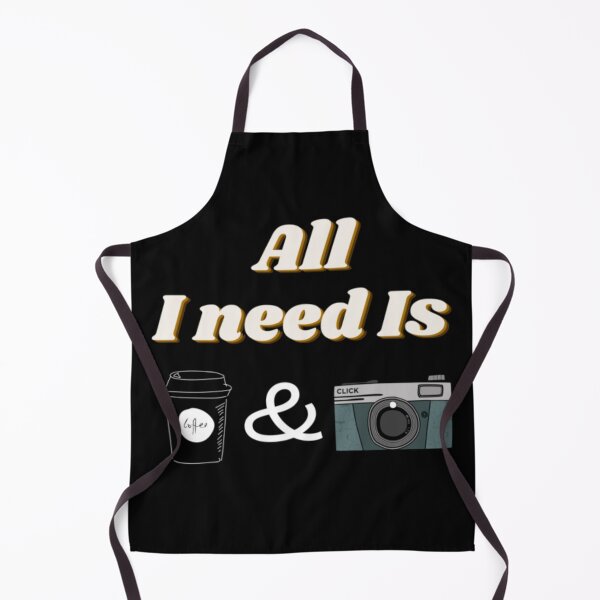 Item preview, All I need is coffee and my camera #redbubble designed and sold by Santus.