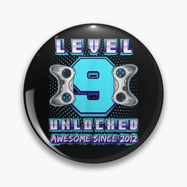 Item preview, Level 9 Unlocked Awesome 2012 Video Game 9th Birthday  designed and sold by zpruby.