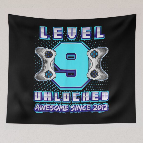 Item preview, Level 9 Unlocked Awesome 2012 Video Game 9th Birthday  designed and sold by zpruby.