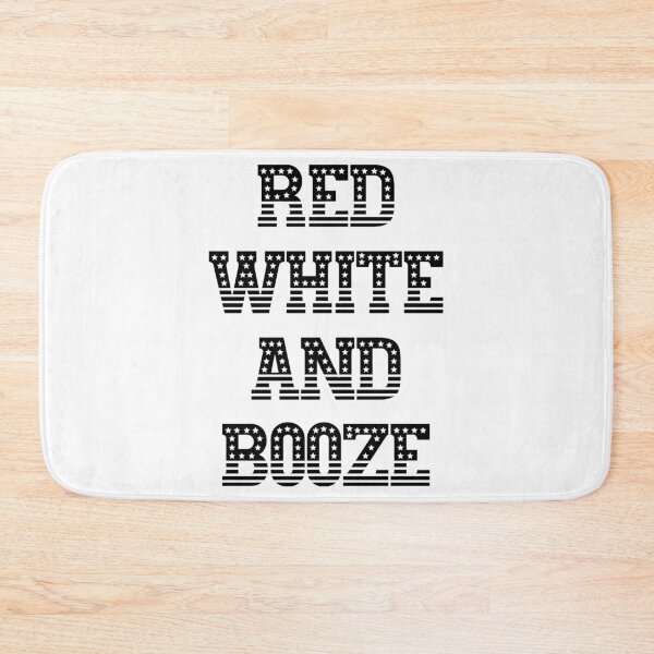 Item preview, Red White and Booze (Black) designed and sold by superdumb70.