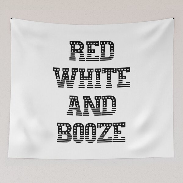 Item preview, Red White and Booze (Black) designed and sold by superdumb70.