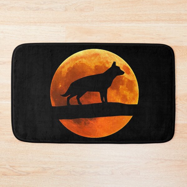Item preview, German Shepherd Dog Silhouette Moon German Shepherd lover designed and sold by alaechamlal.