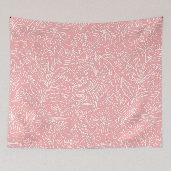 Item preview, pink floral pattern designed and sold by savrarr8.