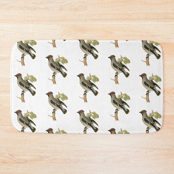 Item preview, Waxwing Bird Vintage Oil Painting Sticker designed and sold by VntgDesignCo.