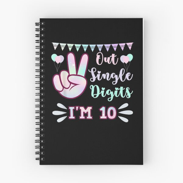 Item preview, Peace Out Single Digits I'm 10 Kids  designed and sold by zpruby.
