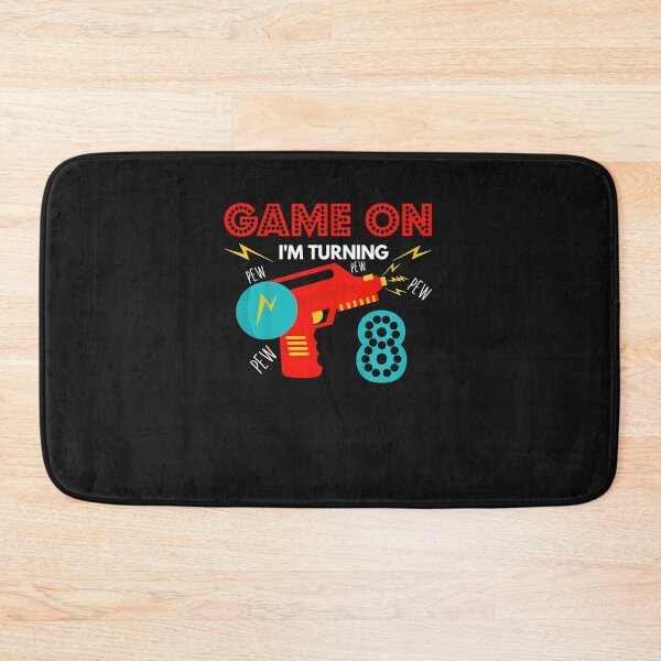 Item preview, Kids 8th Birthday Laser Design Game On I'm Turning 8 T-Shirt designed and sold by GermanPredovic.