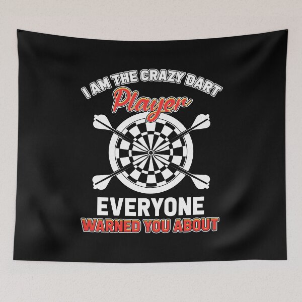 Item preview, Darts Designs - I Am The Crazy Dart Player designed and sold by saulmedia.