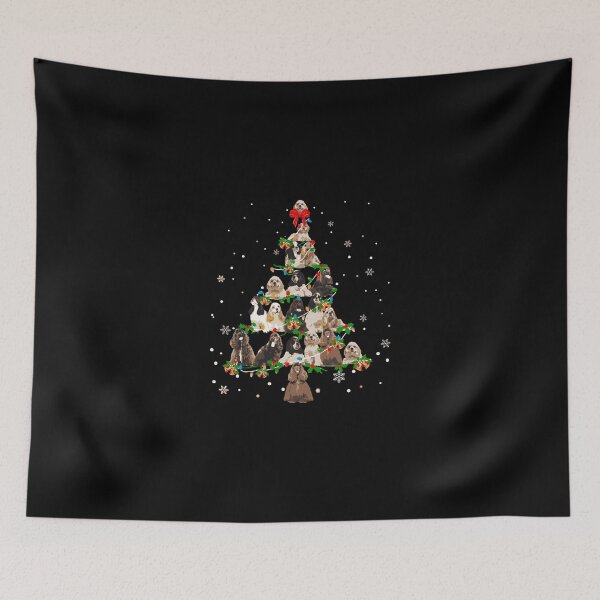 Item preview, American Cocker Spaniel Christmas Tree X-Mas Gift Sweatshirt designed and sold by oltonomer8.