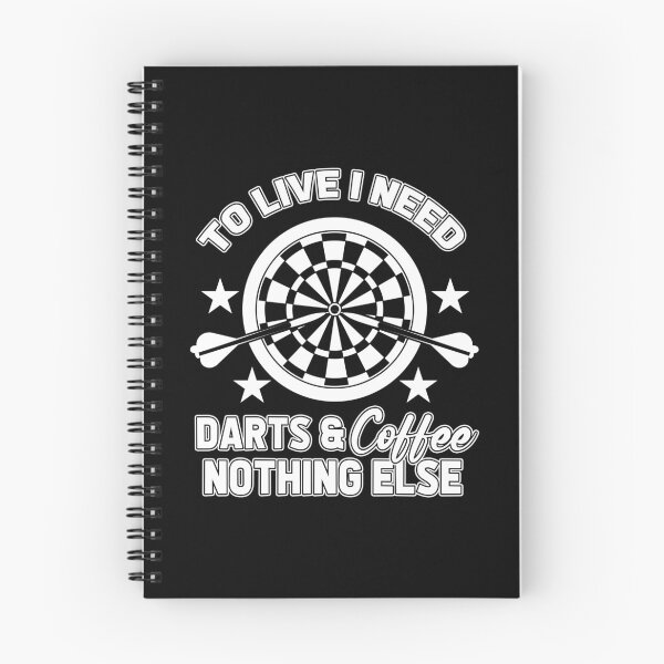 Item preview, To live i need darts and coffee designed and sold by saulmedia.