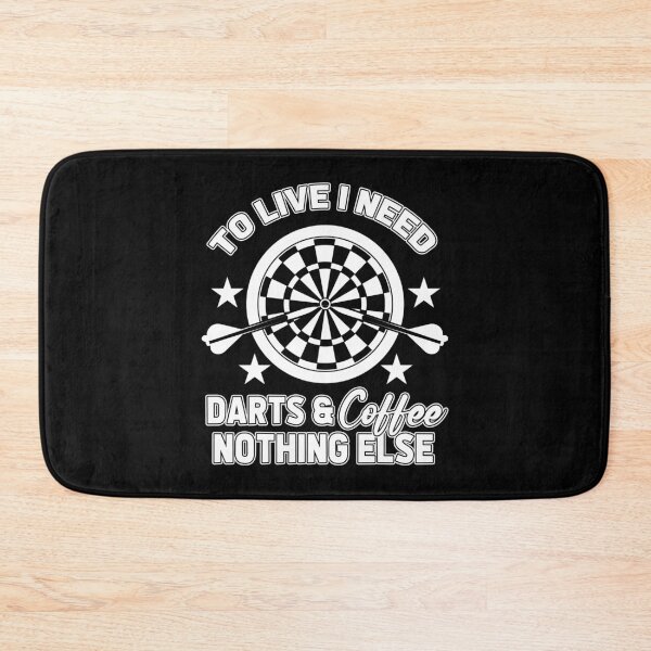 Item preview, To live i need darts and coffee designed and sold by saulmedia.
