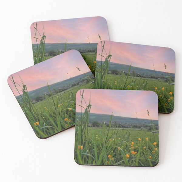 Item preview, Wildflowers and sunset on Roughfields designed and sold by KatieWilde04.