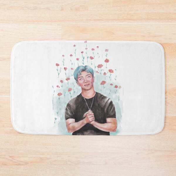 Item preview, Blue Hair Kim Namjoon art designed and sold by tinypaintspeckl.
