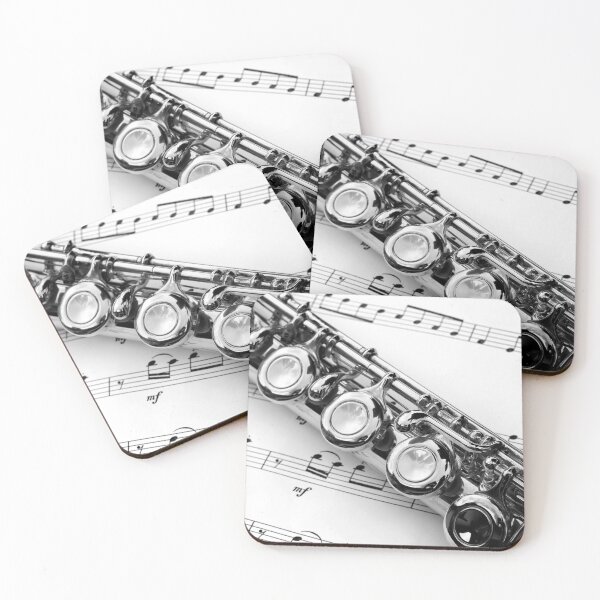 Item preview, Flute and sheet music designed and sold by Delphimages Art.